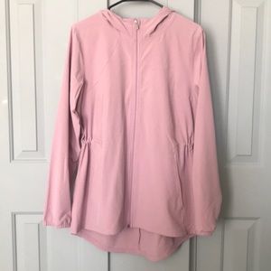 COPY - Mauve athletic jacket with draw string wai…